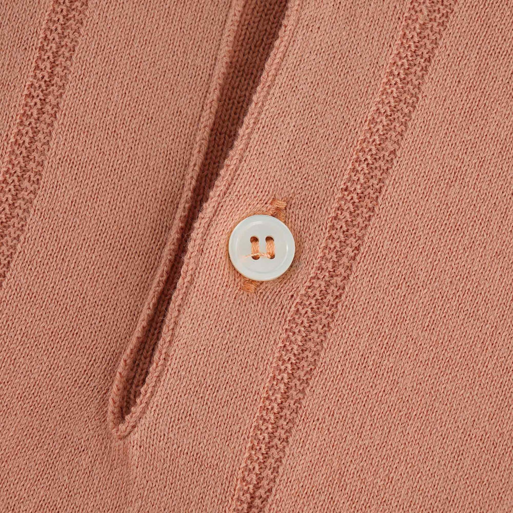 Far Afield Jacobs Short Sleeve Polo - Muted Clay