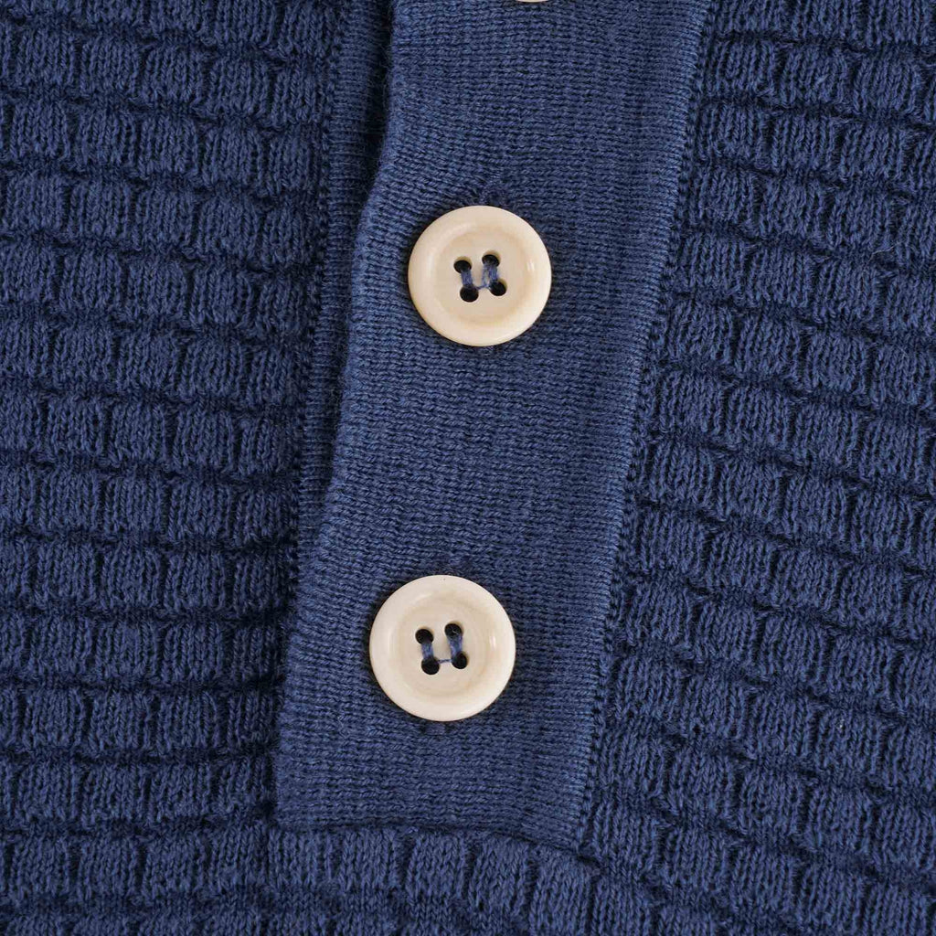 Far Afield Renard Short Sleeve Polo - Navy