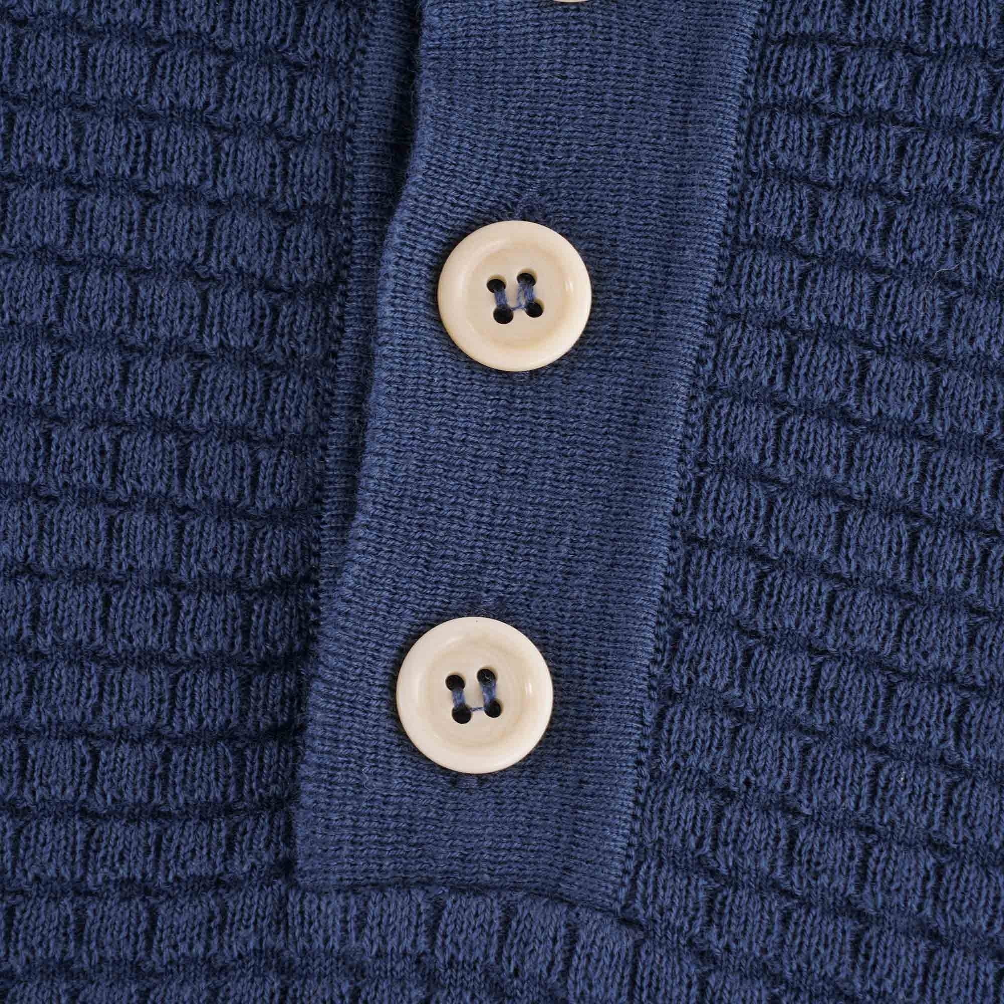 Far Afield Renard Short Sleeve Polo - Navy