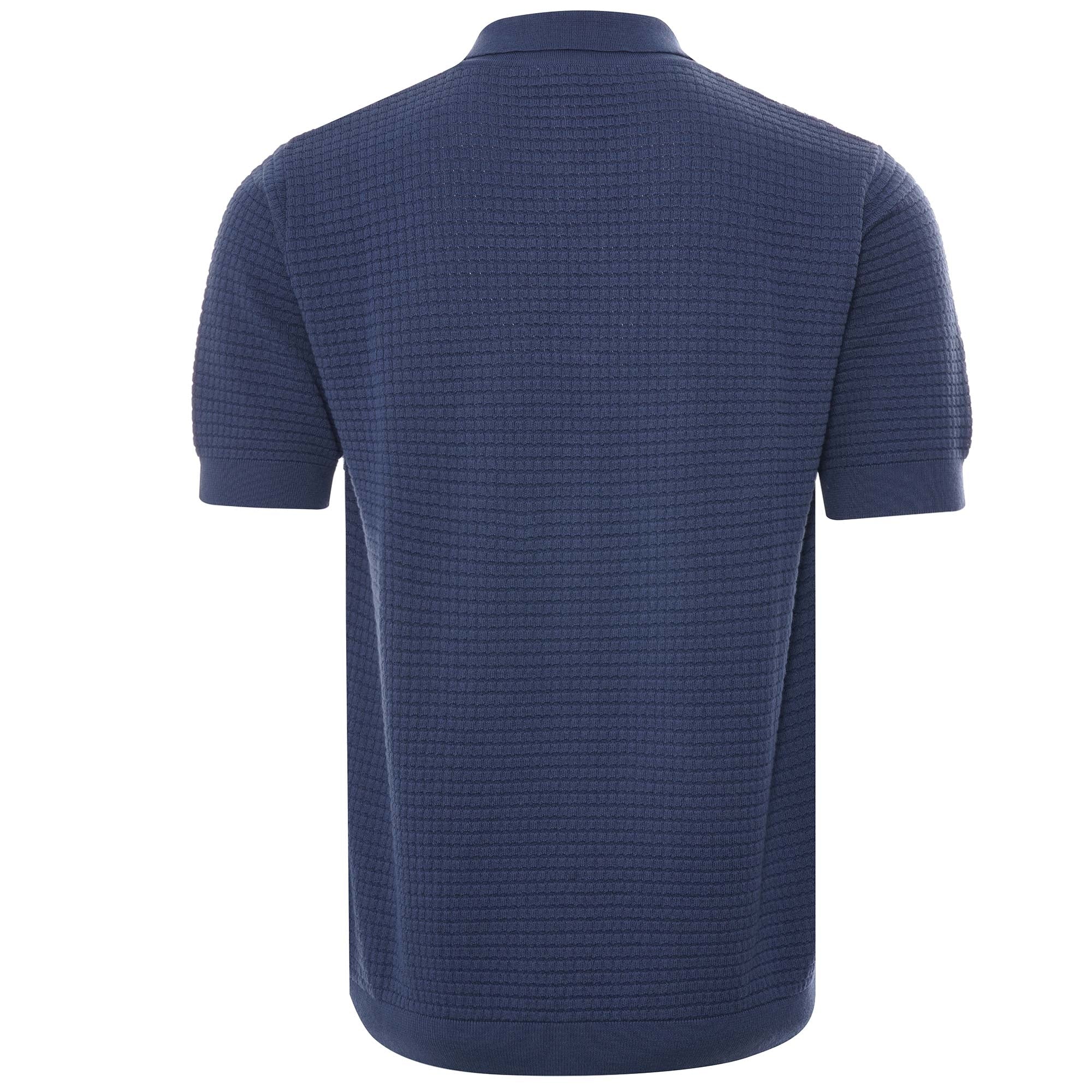 Far Afield Renard Short Sleeve Polo - Navy