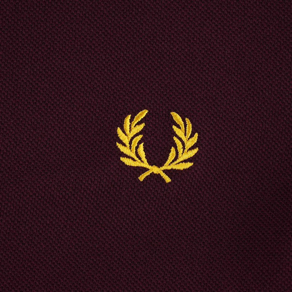Fred Perry M3600 Twin Tipped Polo - Mahogany