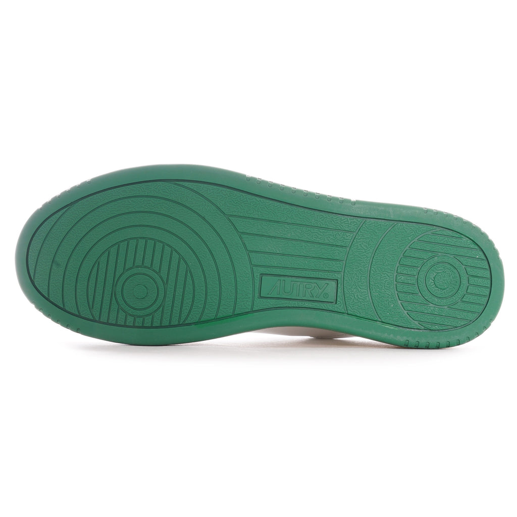 Autry Action Shoes Low Leather - White/Green