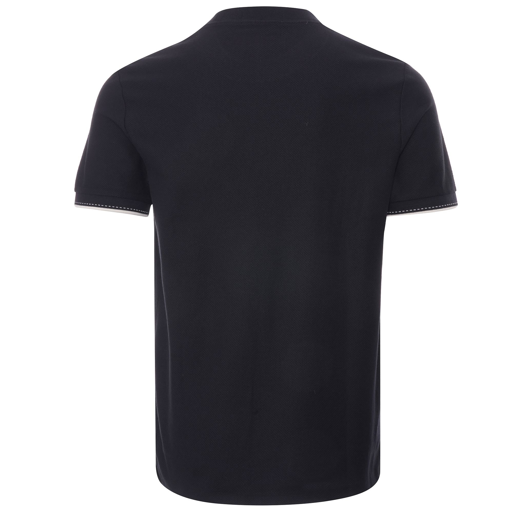 Fred Perry Broken Tipped Pique T-Shirt - Black