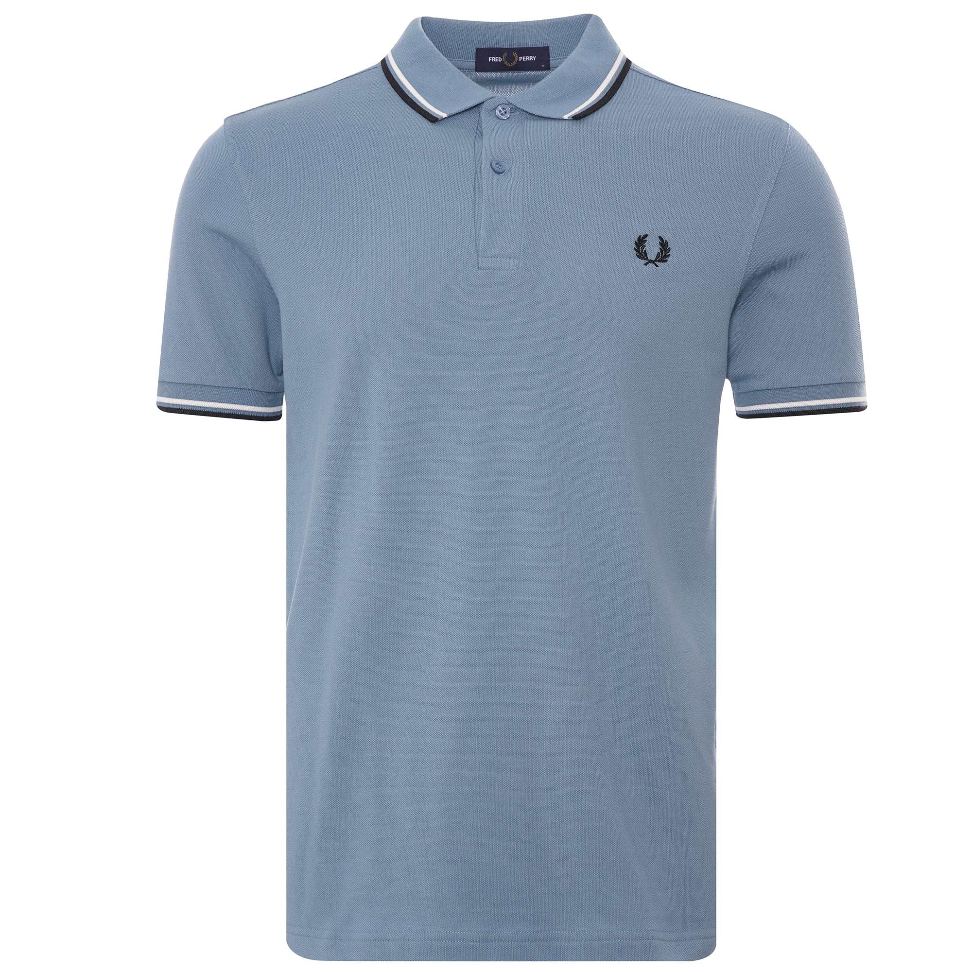 M3600 Twin Tipped Polo - Ash Blue