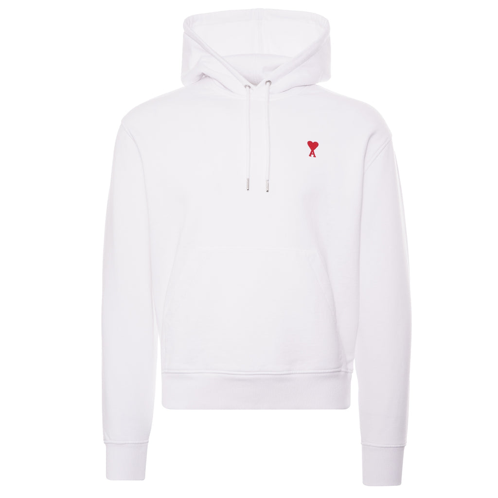 AMI De Coeur Hoodie - White
