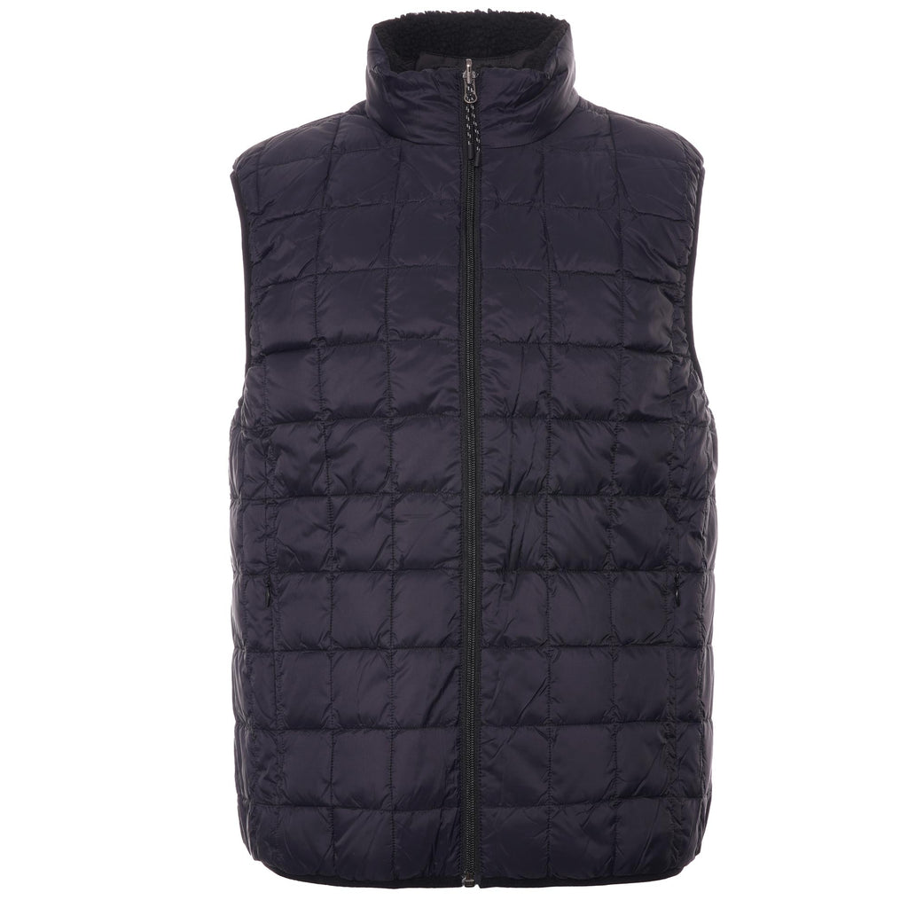 Taion Reversible Fleece Down Gilet - Black