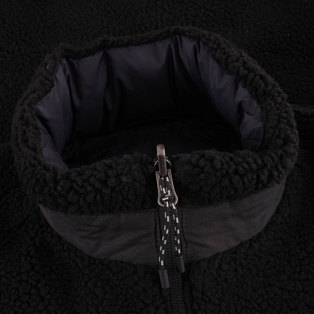 Taion Reversible Fleece Down Gilet - Black