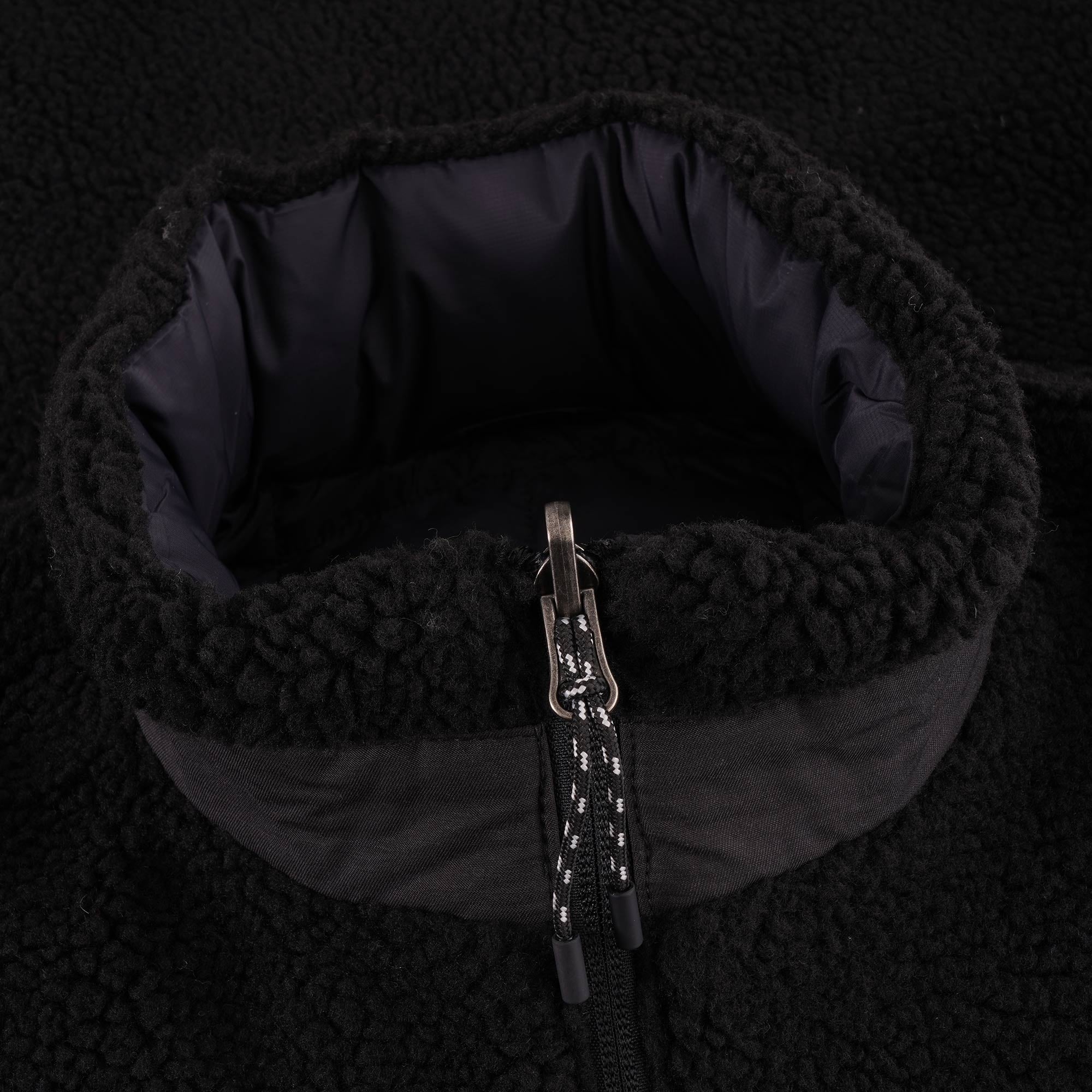 Taion Reversible Fleece Down Gilet - Black