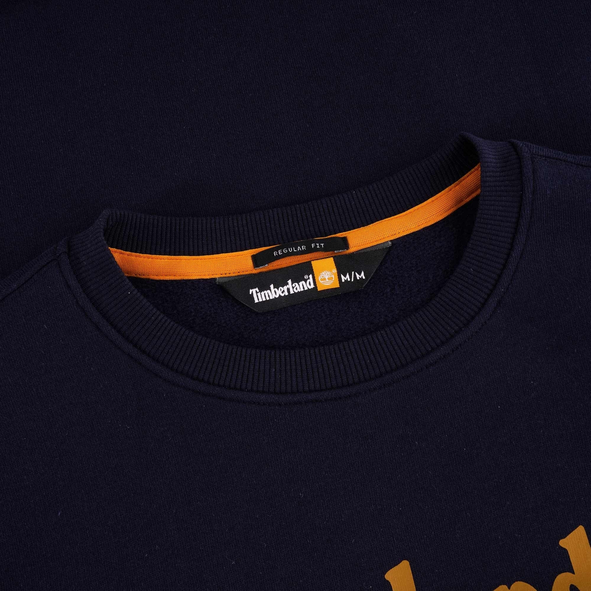 Crew Neck Logo Sweatshirt - Navy