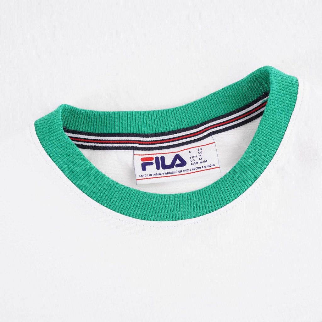 Fila Vintage Marconi T-Shirt - White/Jelly