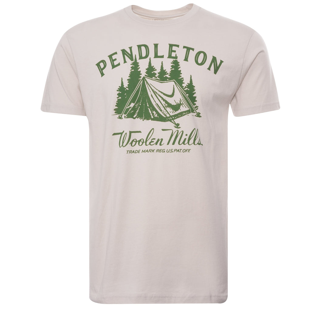 Pendleton Woolen Mills Campsite Graphic Tee - Sand Green