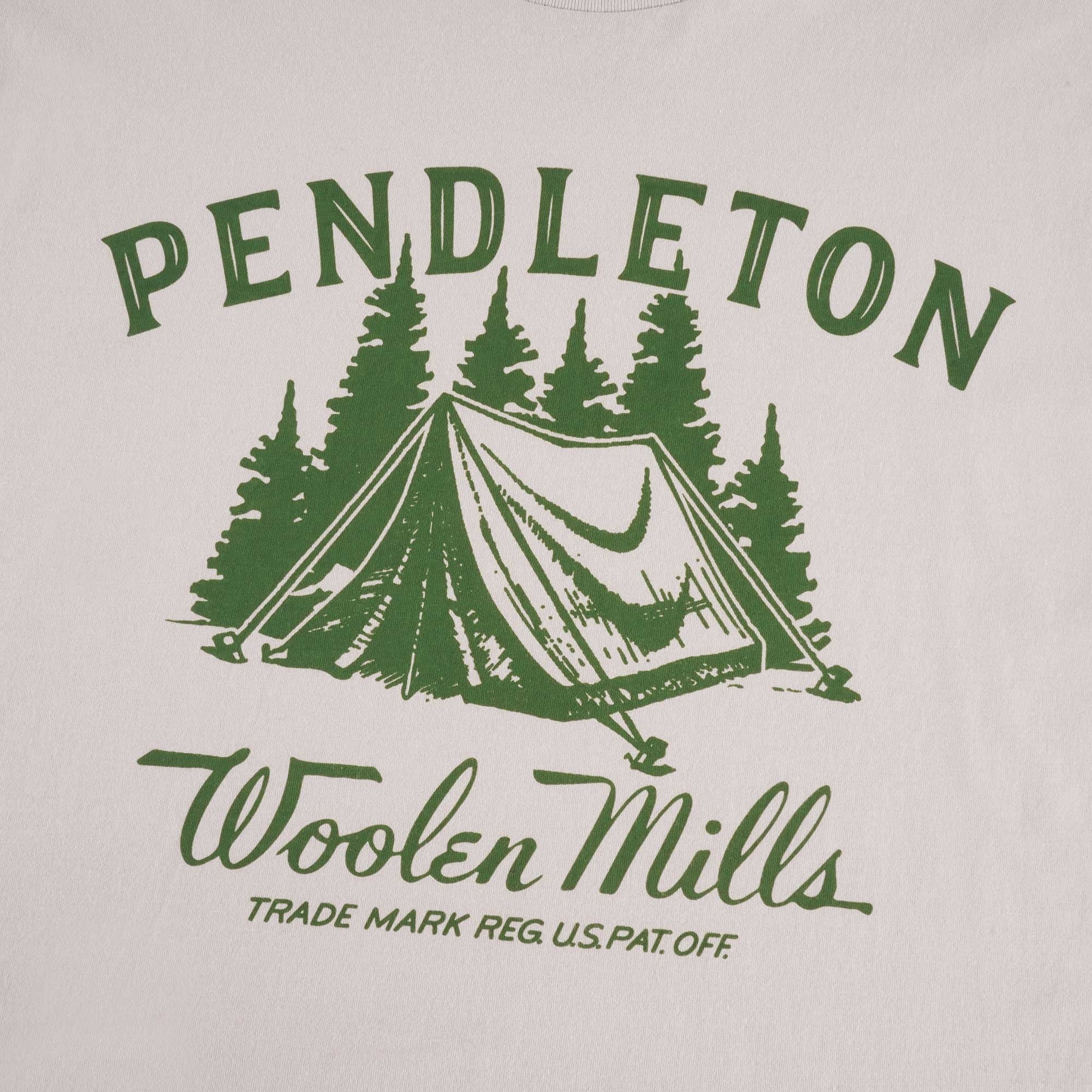 Pendleton Woolen Mills Campsite Graphic Tee - Sand Green