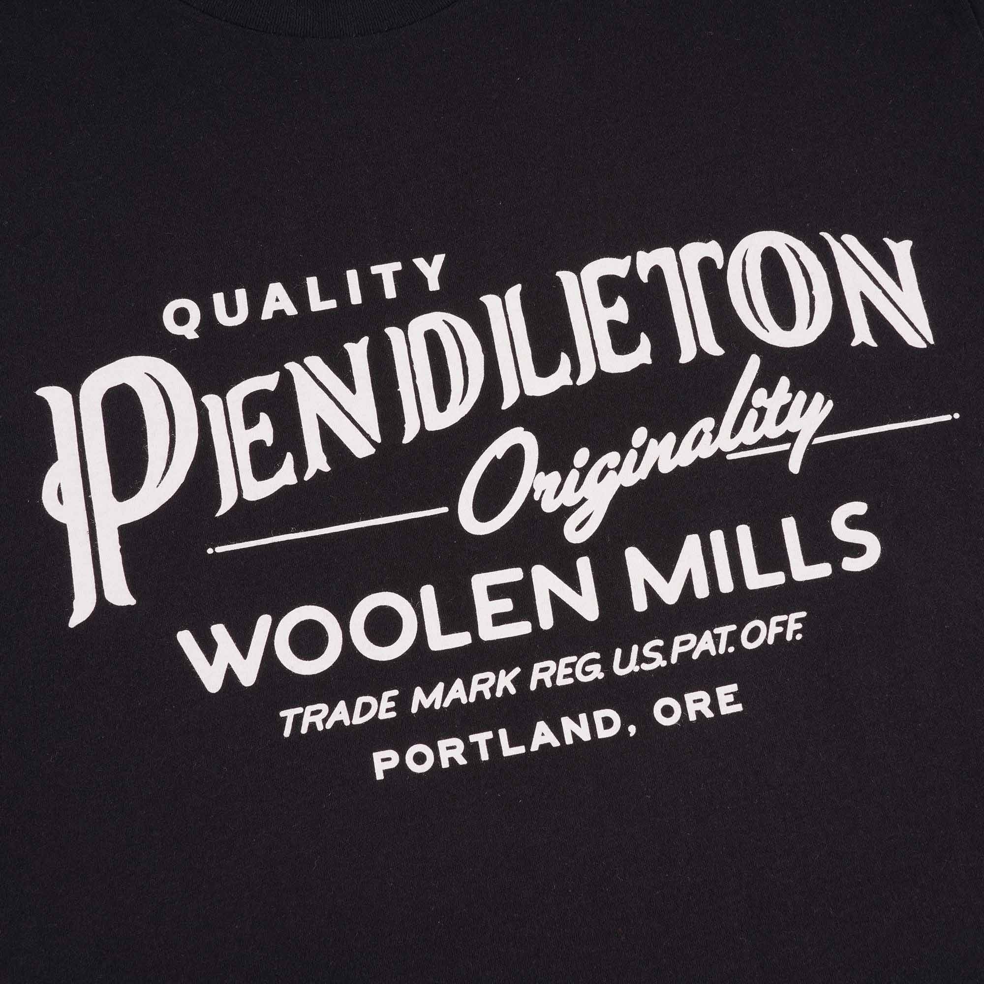 Pendleton Woolen Mills Originality Graphic Tee - Black