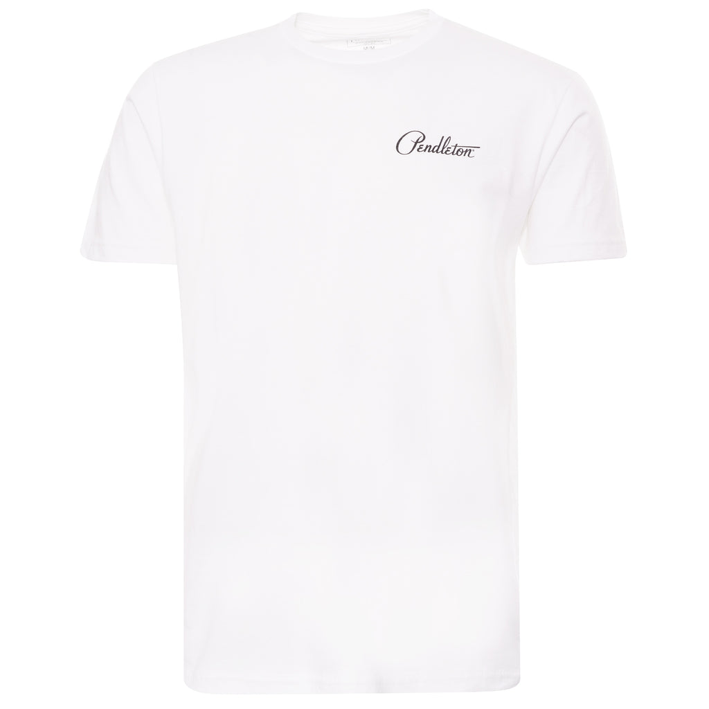 Pendleton Woolen Mills Los Lunas Bison Graphic Tee - White