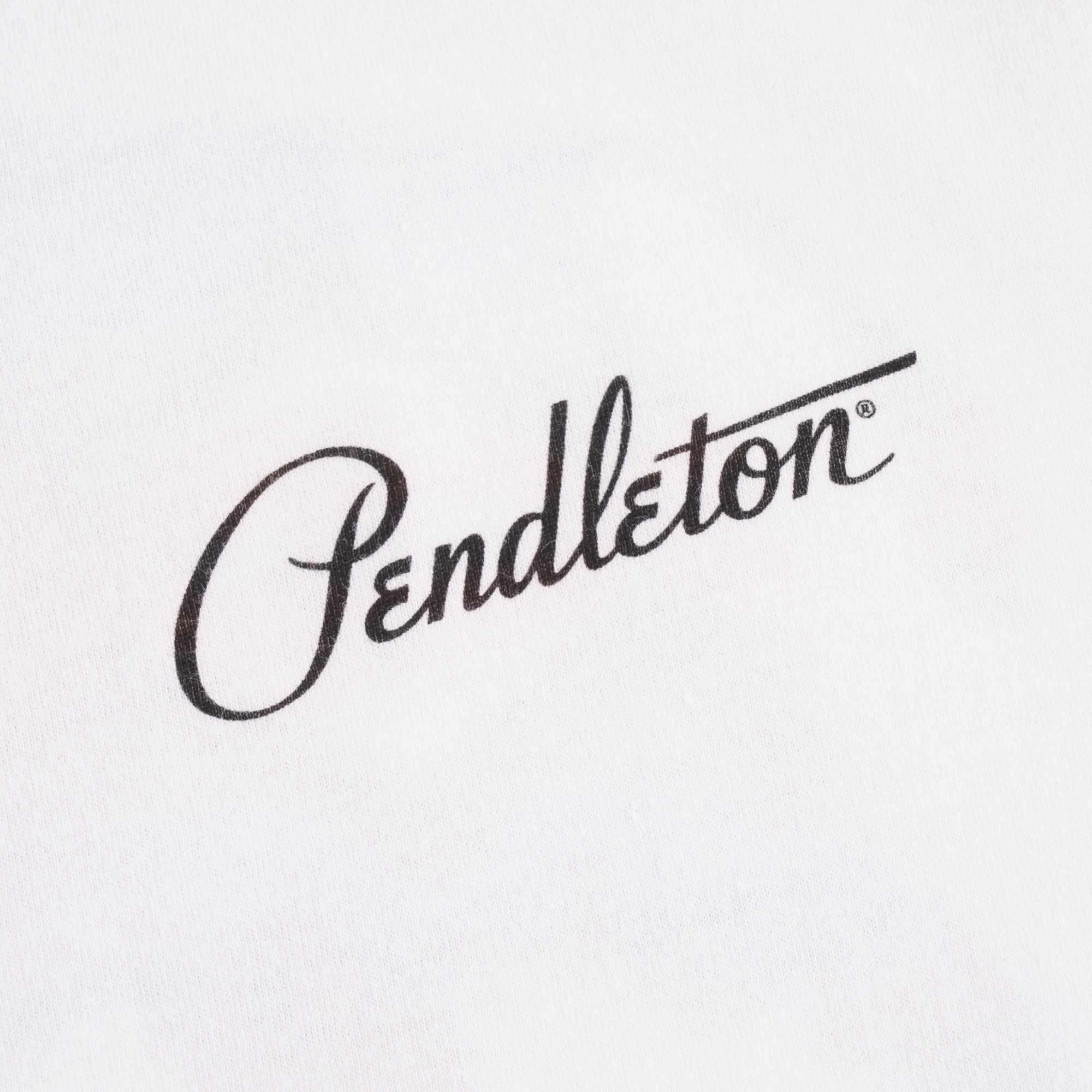 Pendleton Woolen Mills Los Lunas Bison Graphic Tee - White