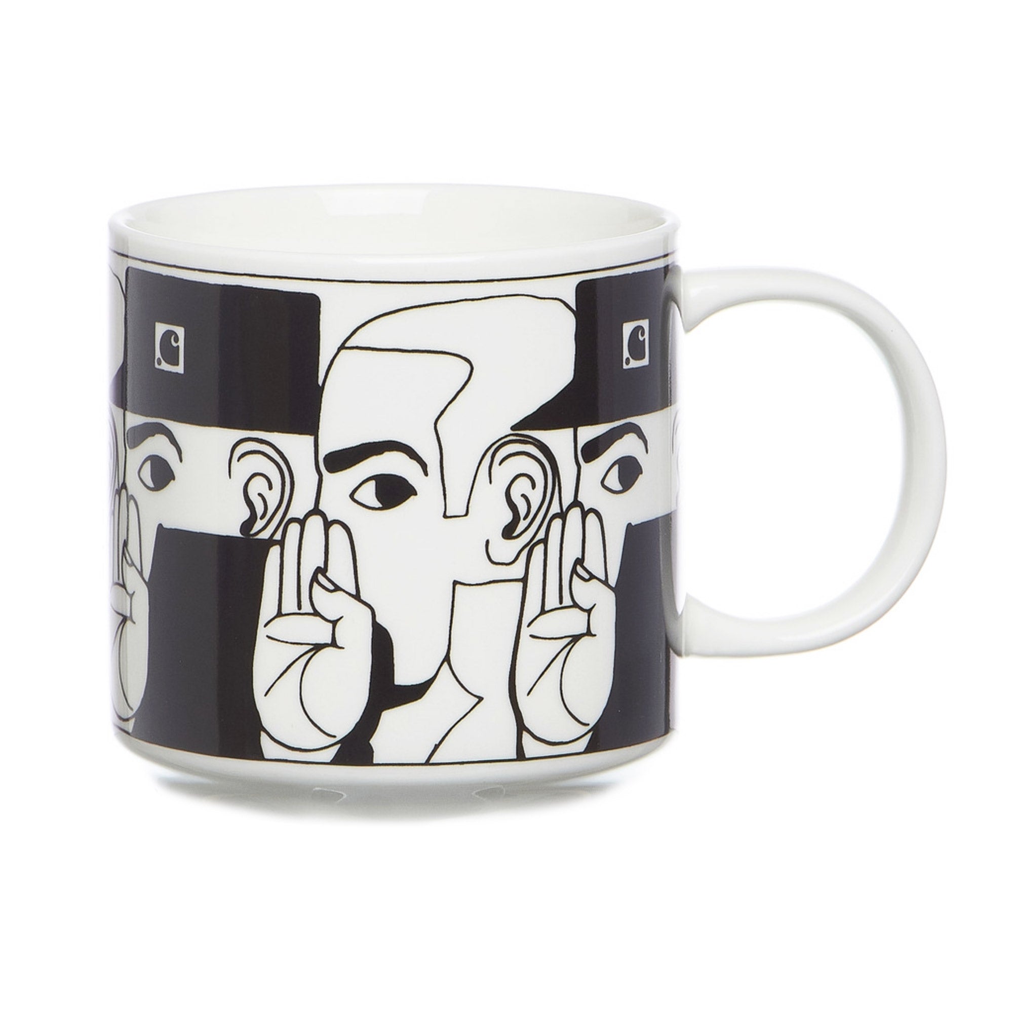 Carhartt WIP Whisper Mug - Black/White