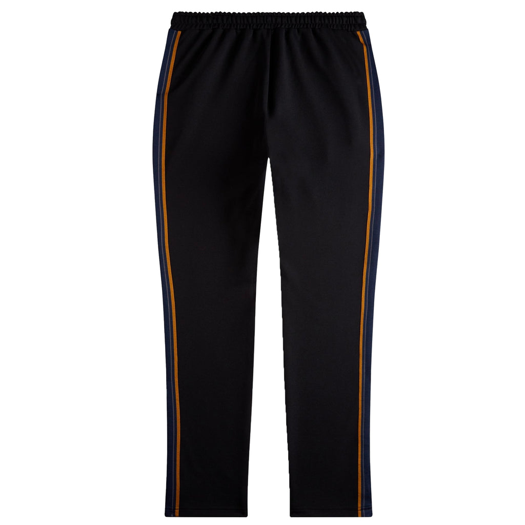 Striped Tape Track Pants - Black