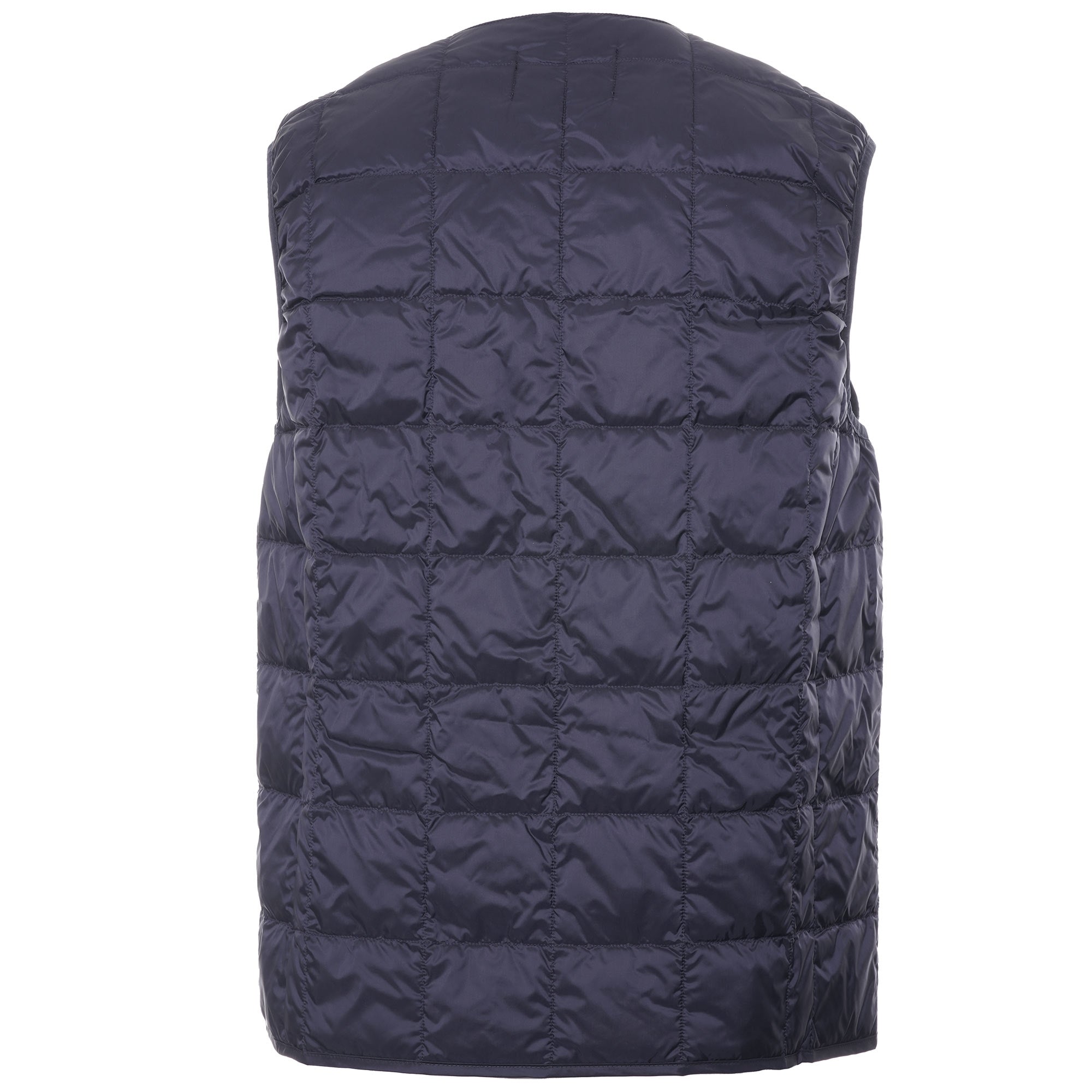 Taion V Neck Button Down Vest - Navy