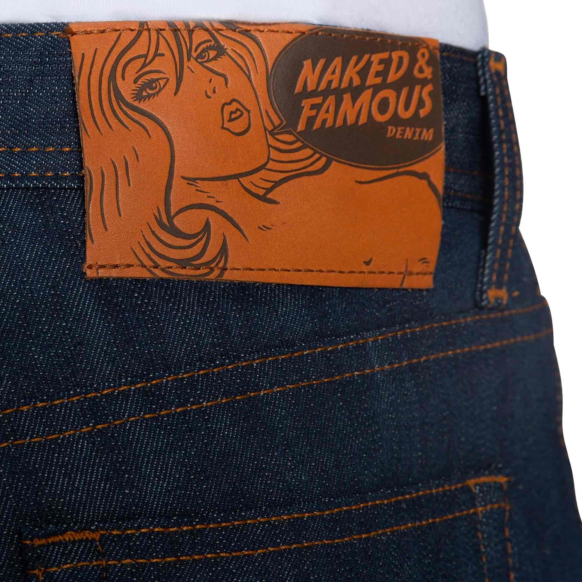 Naked and Famous Denim Weird Guy Golden Hour Slub Stretch Selvedge - Indigo