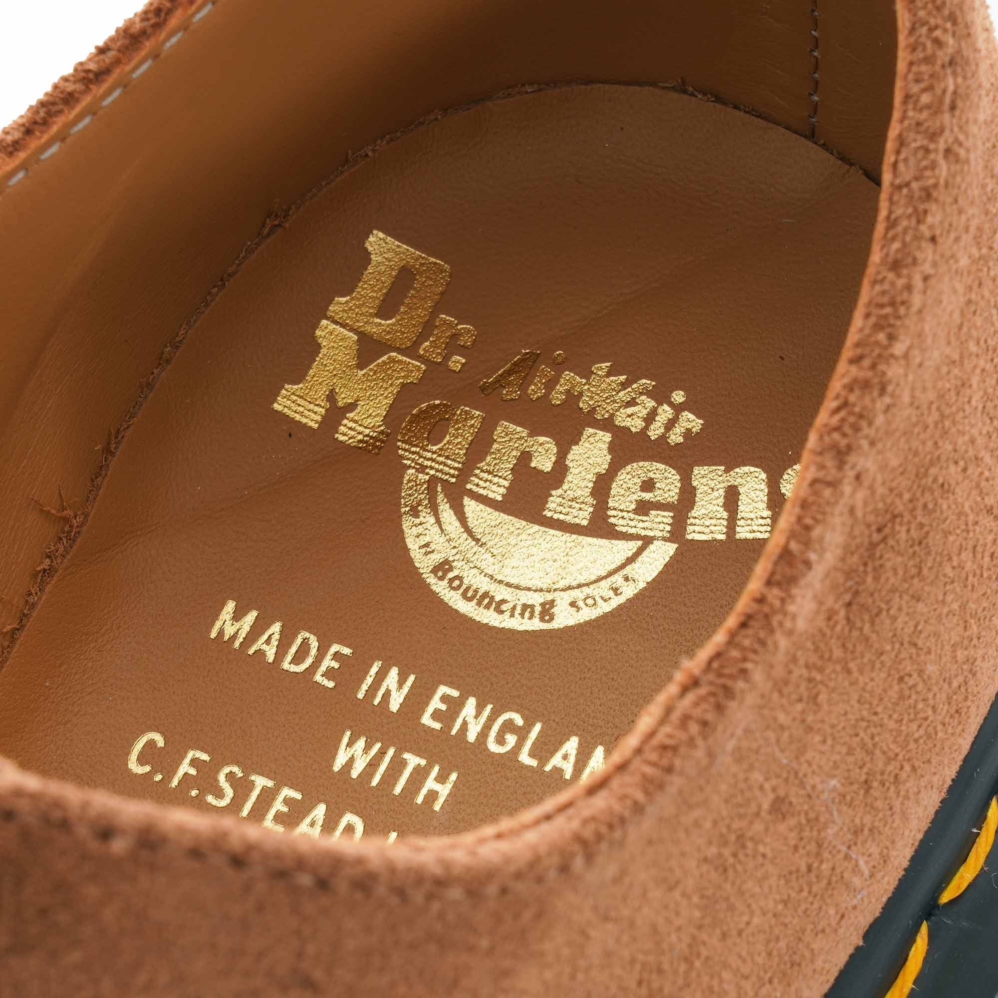 Dr. Martens Made In England Archie II Suede Oxford Shoes - Dark Tan