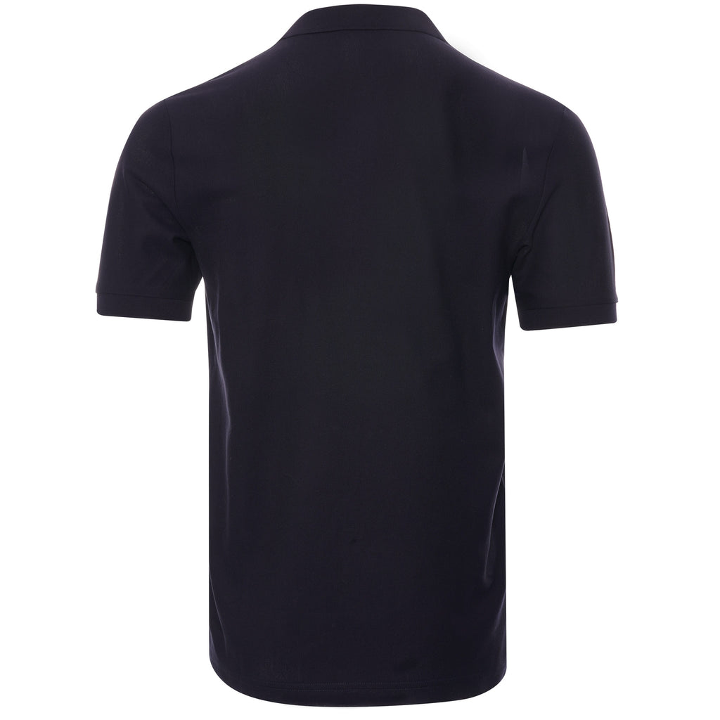 Fred Perry Striped Pocket Polo Shirt - Navy