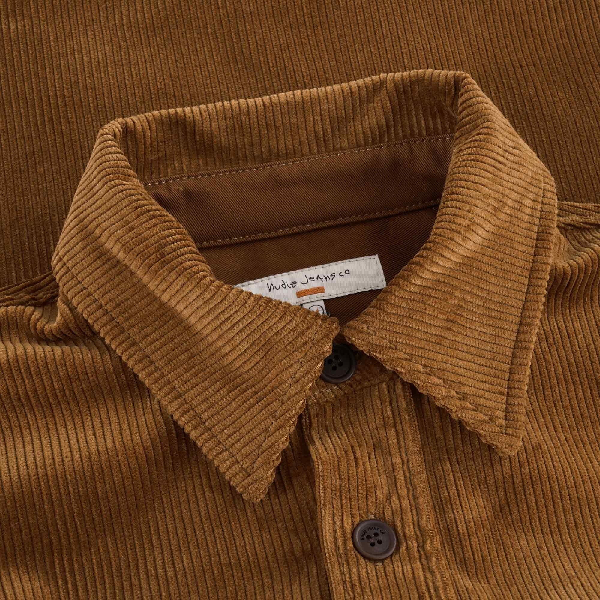 Nudie Jeans Robban Cord Overshirt - Amber