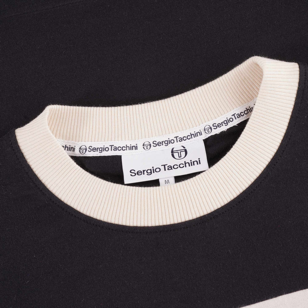 Sergio Tacchini Archivio Master T-Shirt - Black/Beige