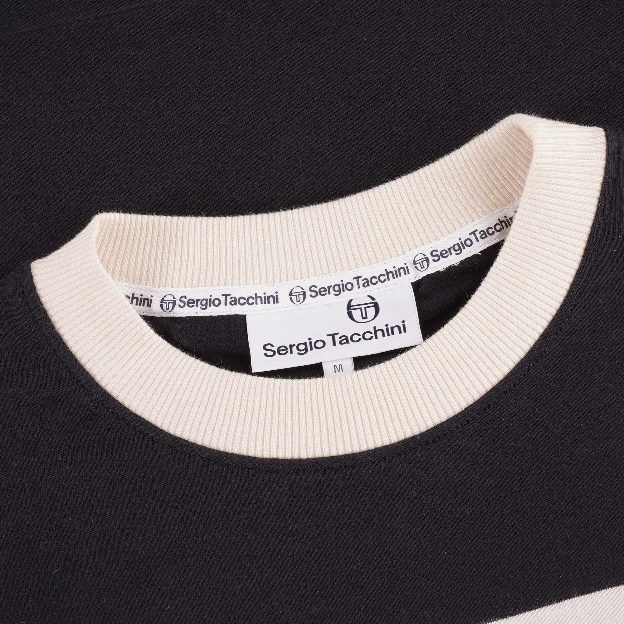 Sergio Tacchini Archivio Master T-Shirt - Black/Beige
