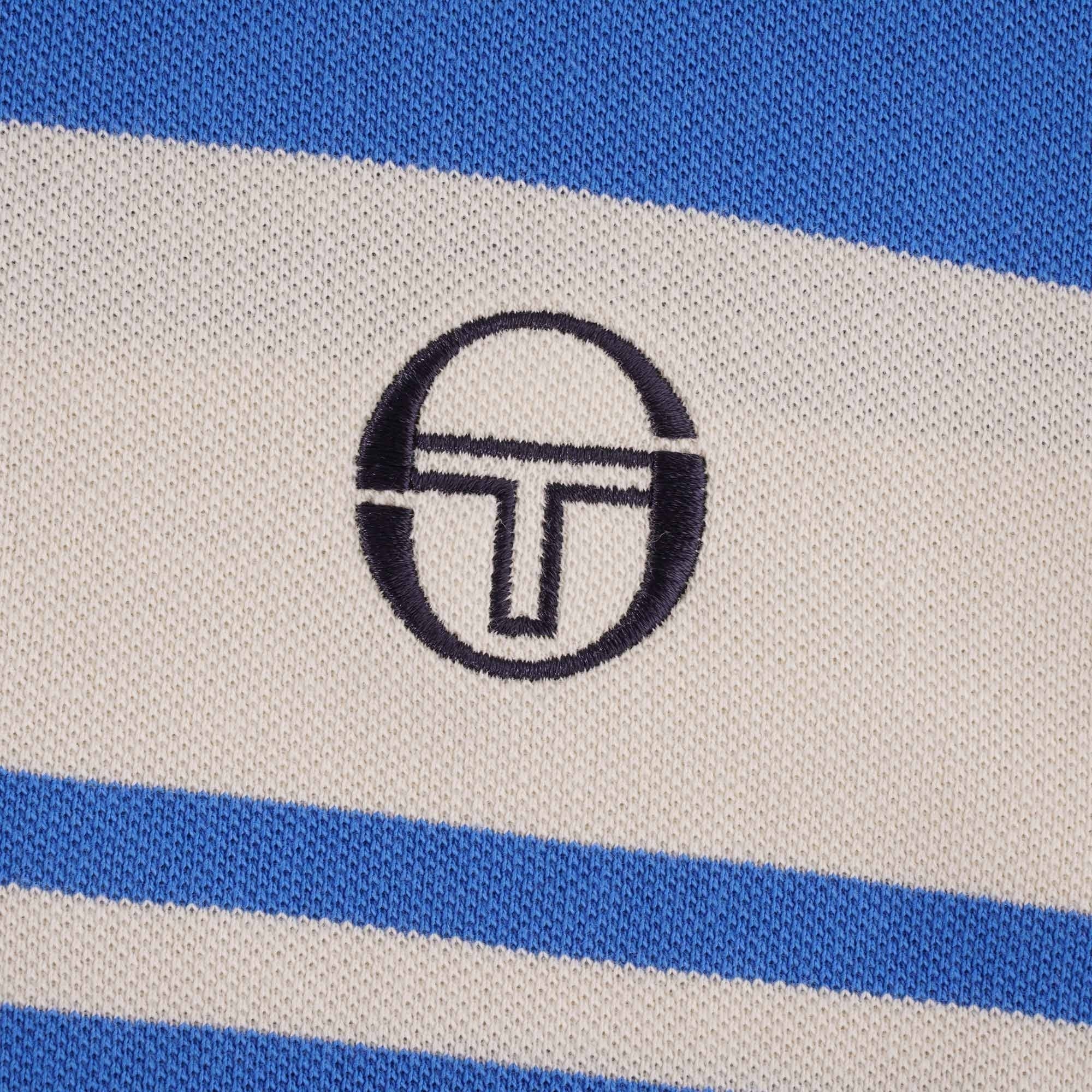 stuartslondon Archivio Young Line Polo Shirt - Blue/Beige