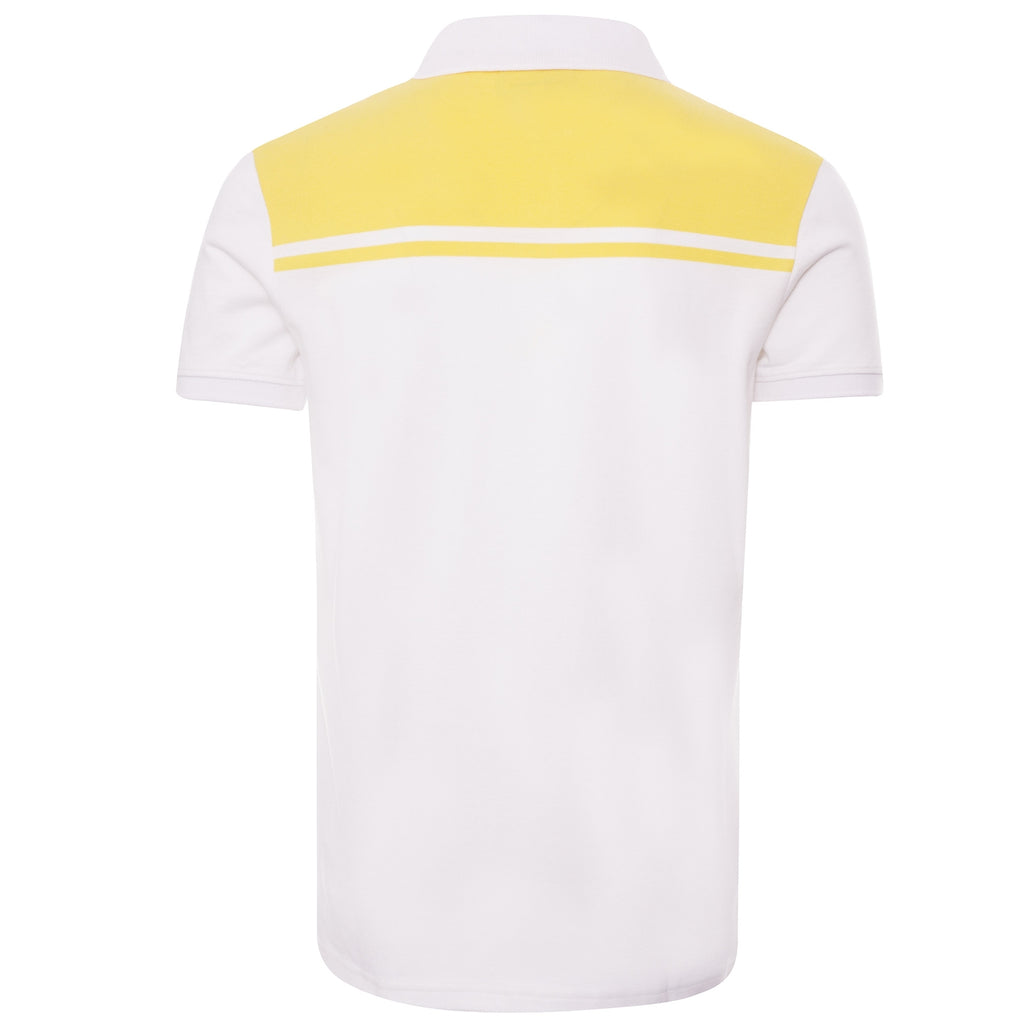 Sergio Tacchini New Young Line Polo - White/Lemon