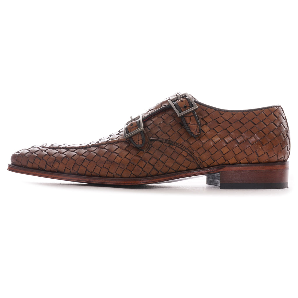 Jeffery West Scarface Gibson Shoes - Castano Woven Leather