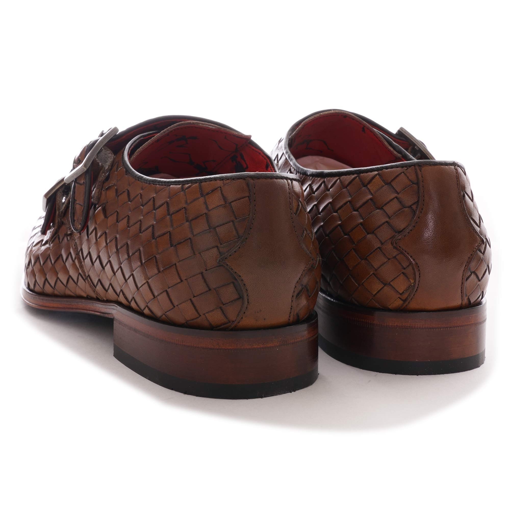 Jeffery West Scarface Gibson Shoes - Castano Woven Leather