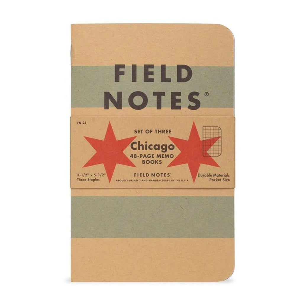 3 Pack - Chicago Memo Book