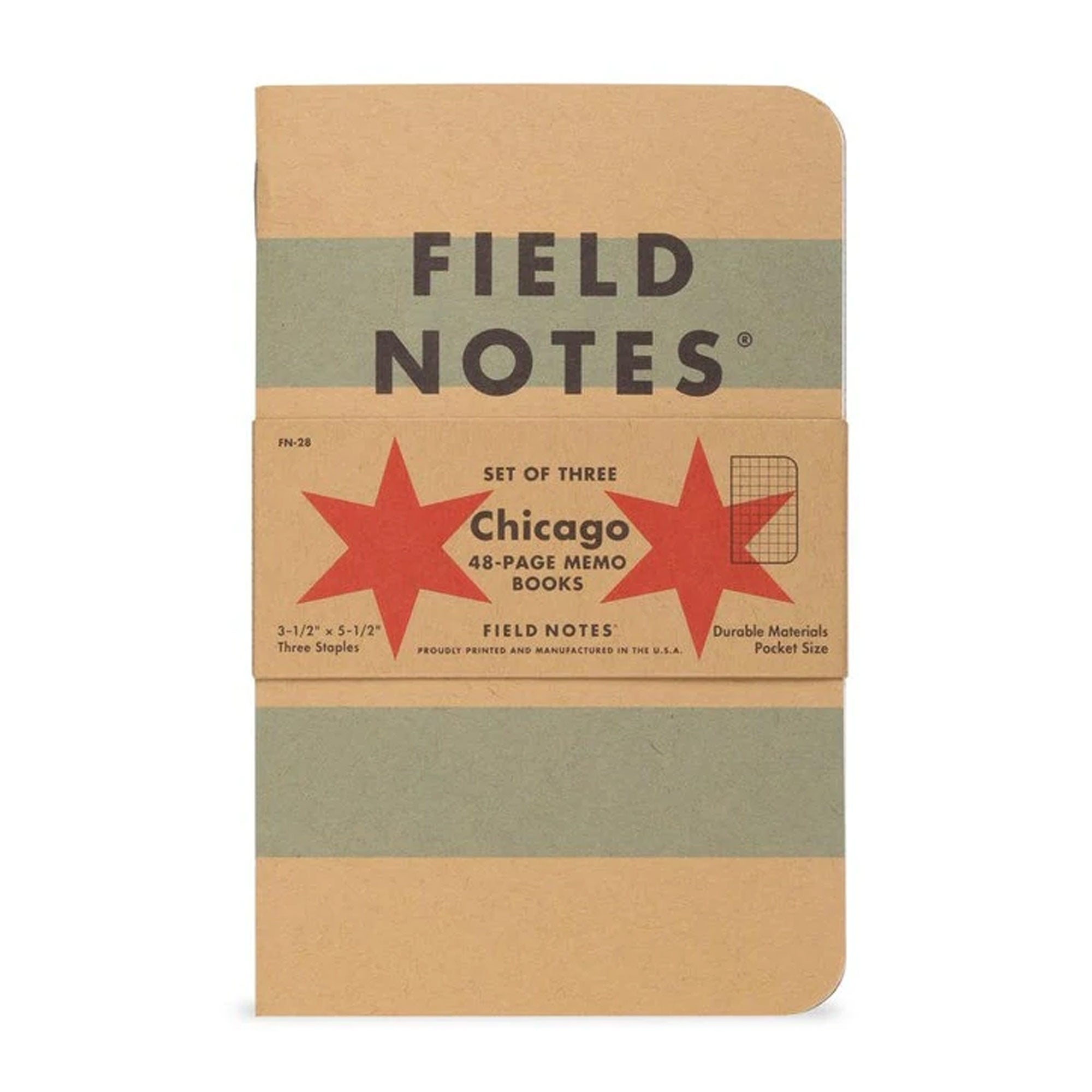 3 Pack - Chicago Memo Book