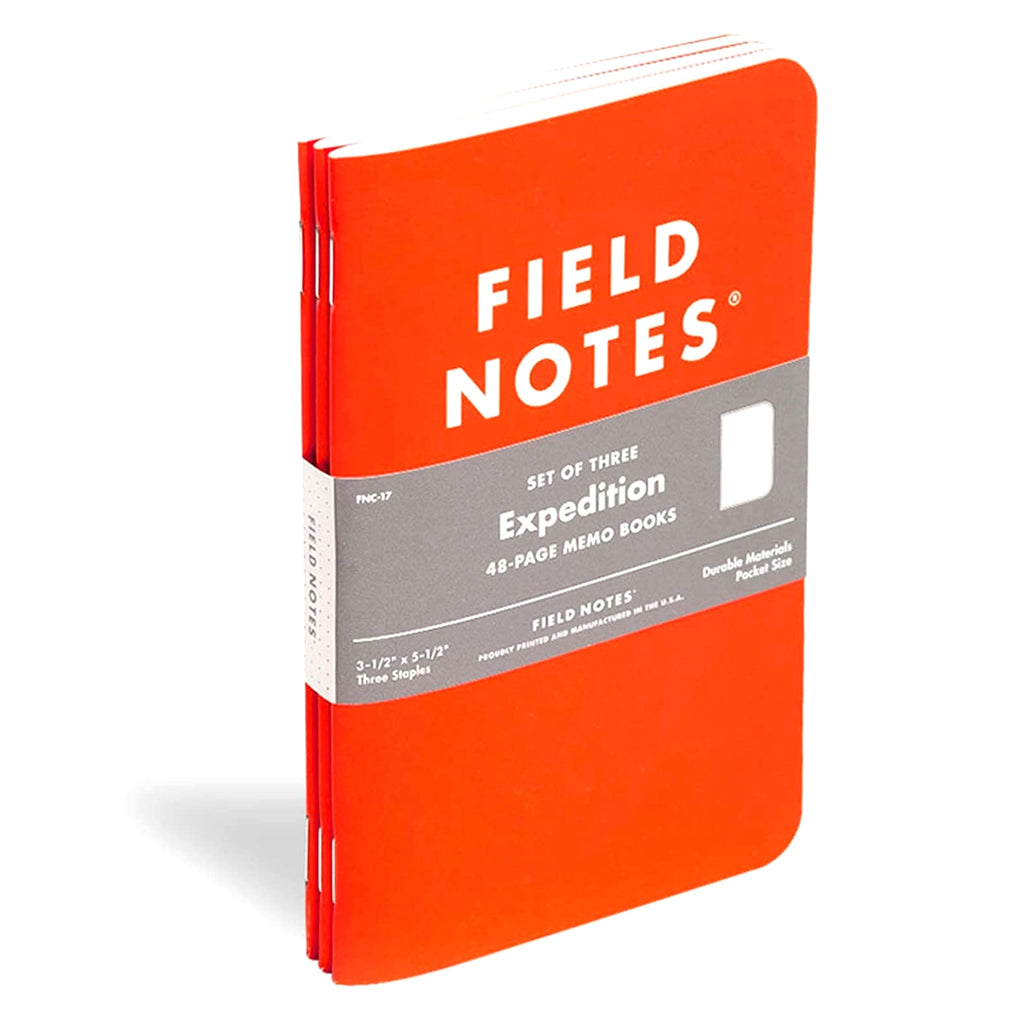 Field Notes 3 Pack Expedition Waterproof Notebooks - FNC-17 EXPEDTION ...