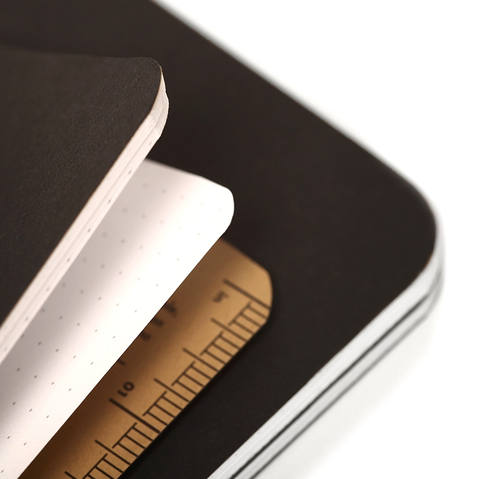 2 Pack Large Pitch Black Memo Book - Dot-Graph