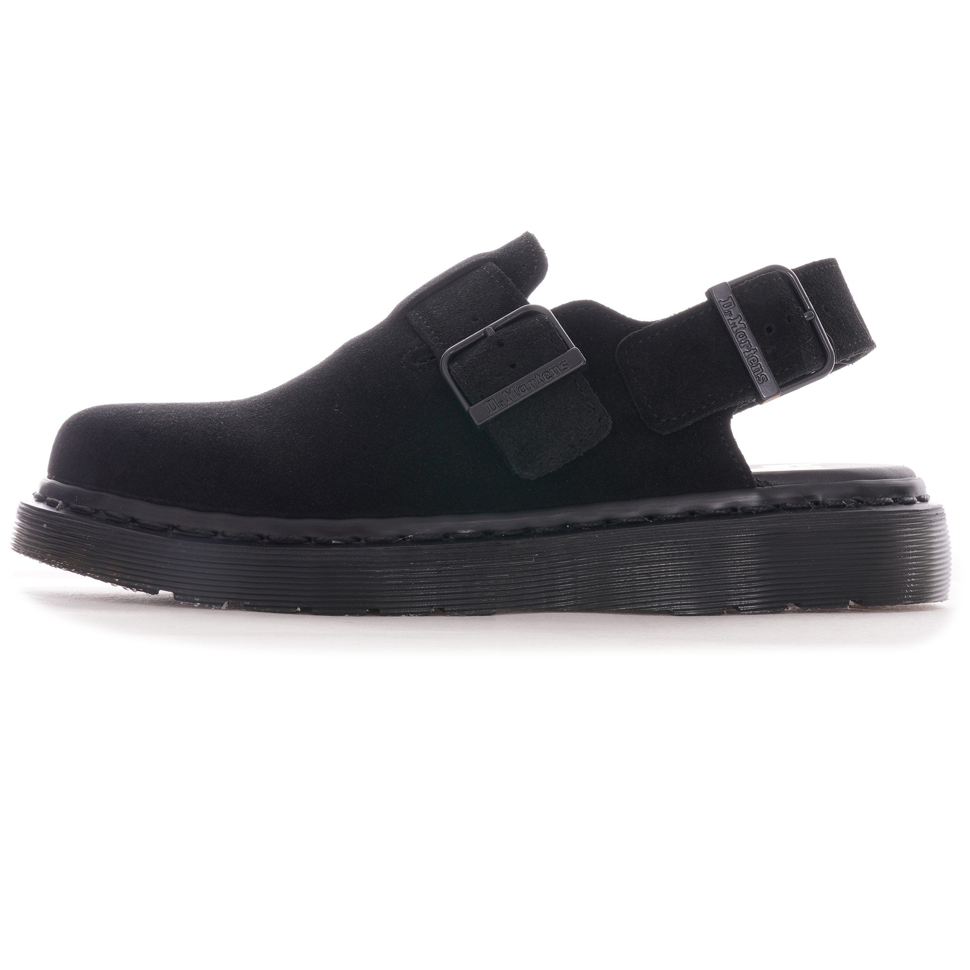 Dr. Martens Made In England Jorge Mules - Black Calf Suede