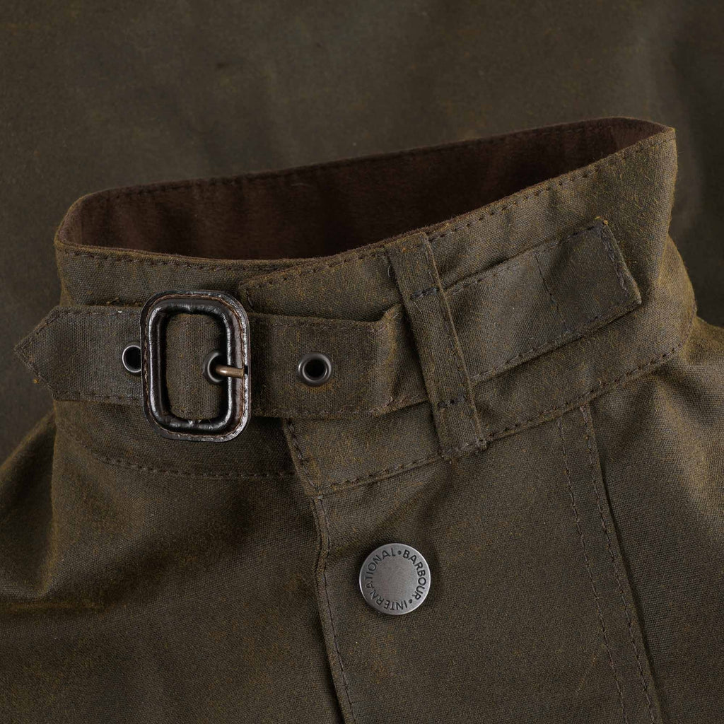 Barbour International Jack Wax Jacket - Olive