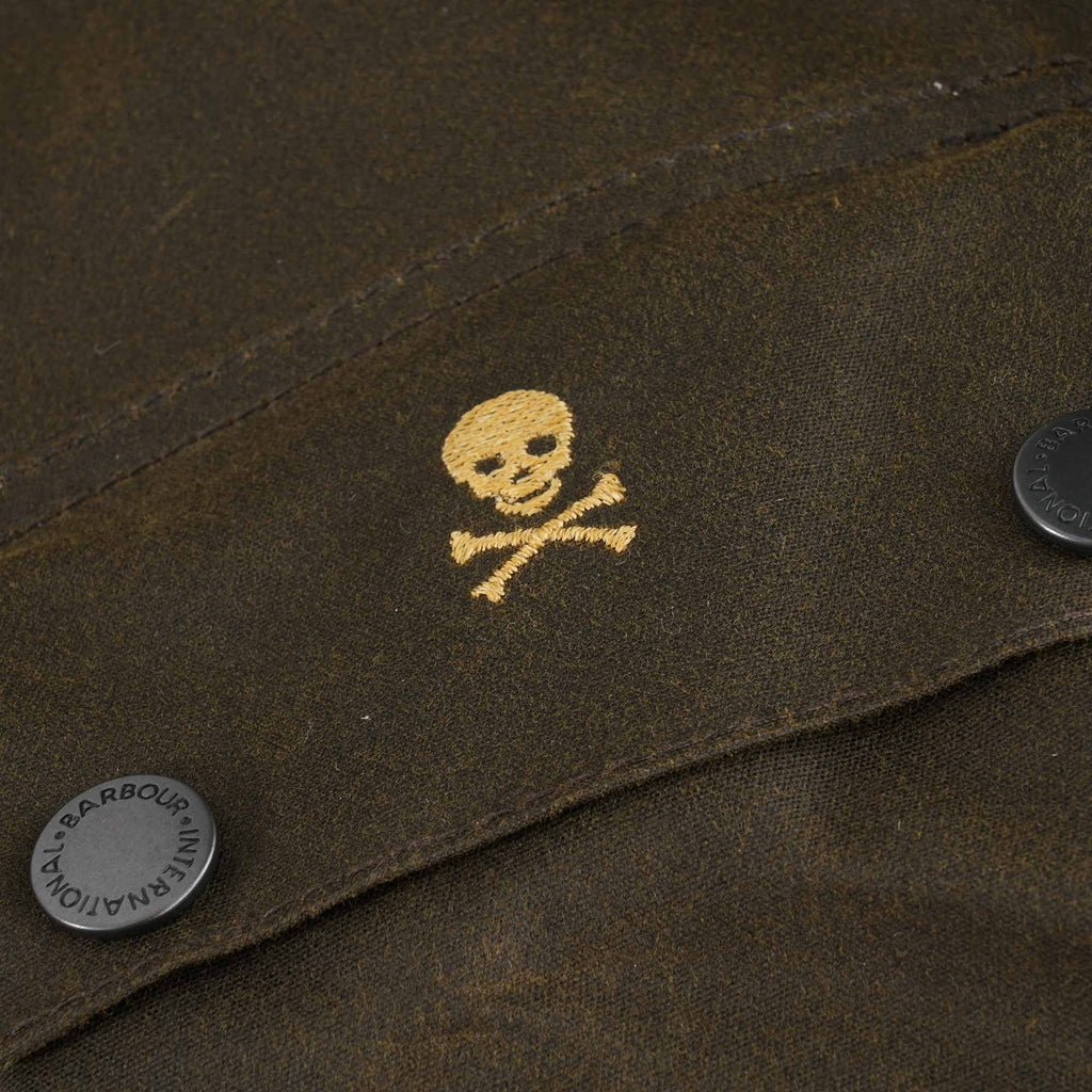 Barbour International Jack Wax Jacket - Olive