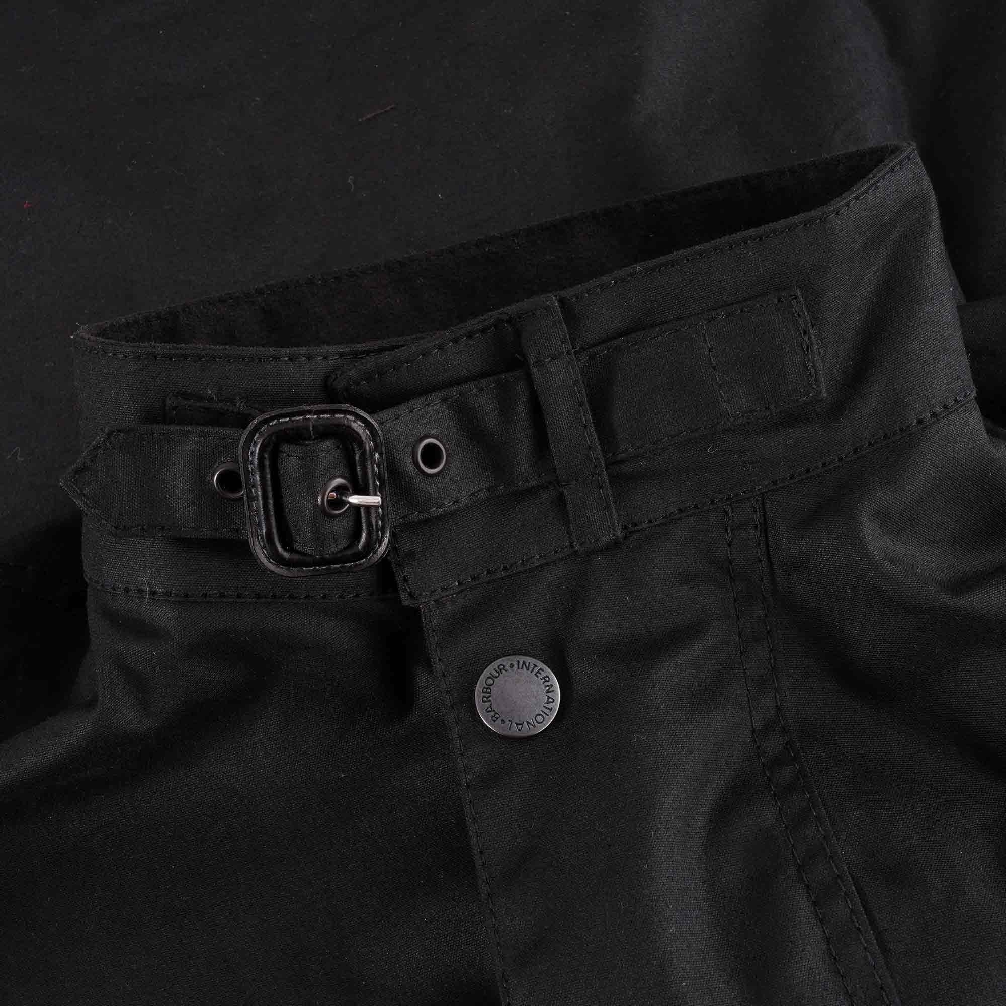 Barbour International Jack Wax Jacket - Black