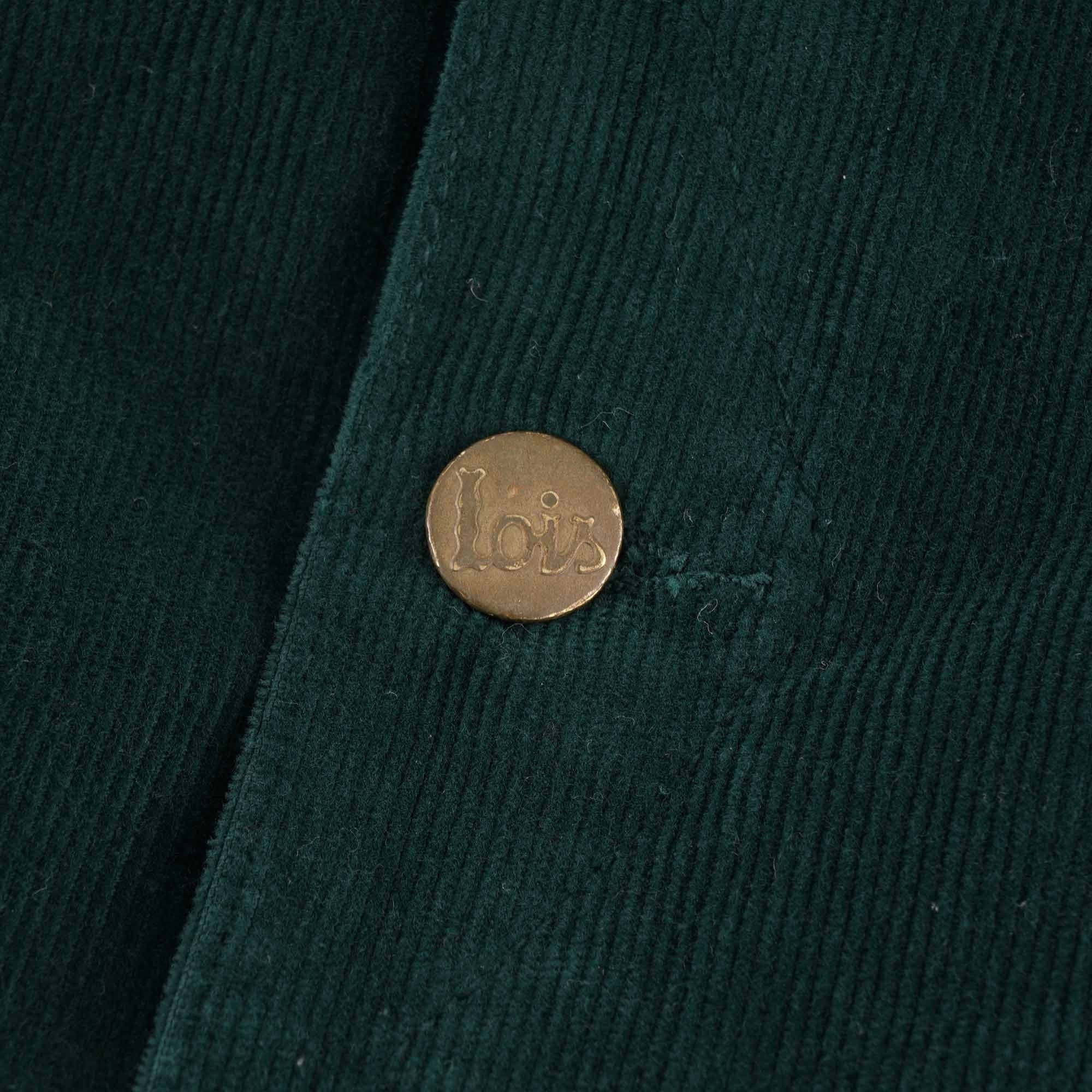 Lois Jeans Tejana Thin Cord Jacket - Bottle Green