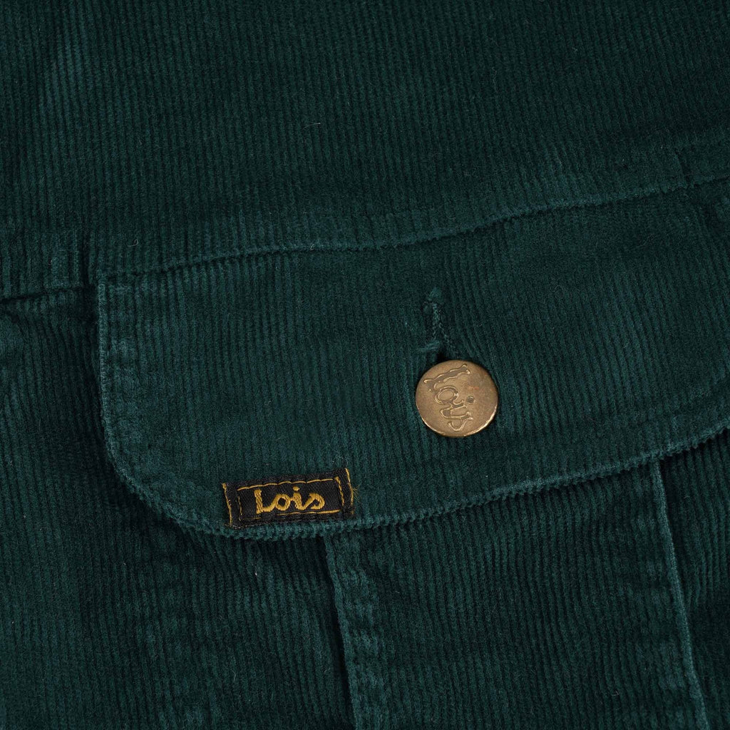 Lois Jeans Tejana Thin Cord Jacket - Bottle Green