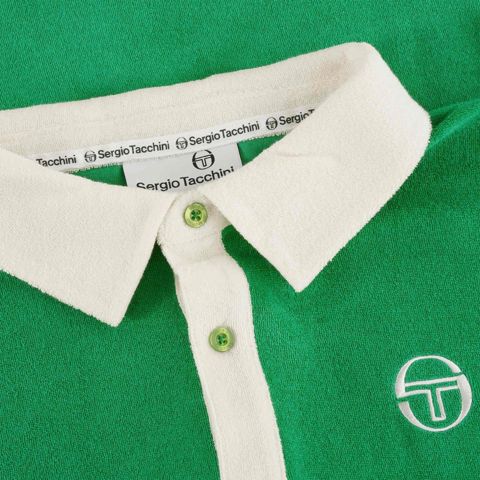 Sergio Tacchini Bianco Polo Shirt - Jolly Green