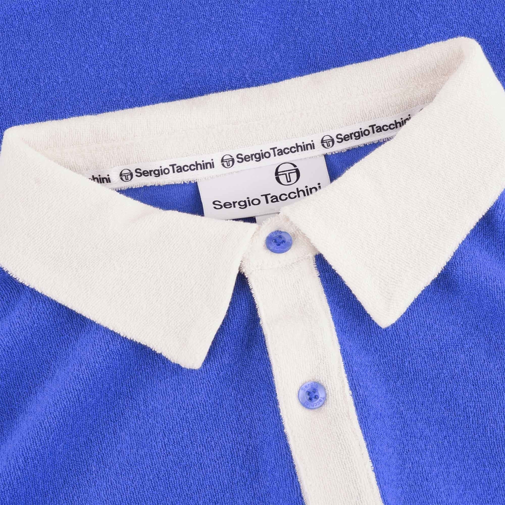 Sergio Tacchini Bianco Polo Shirt - Palace Blue