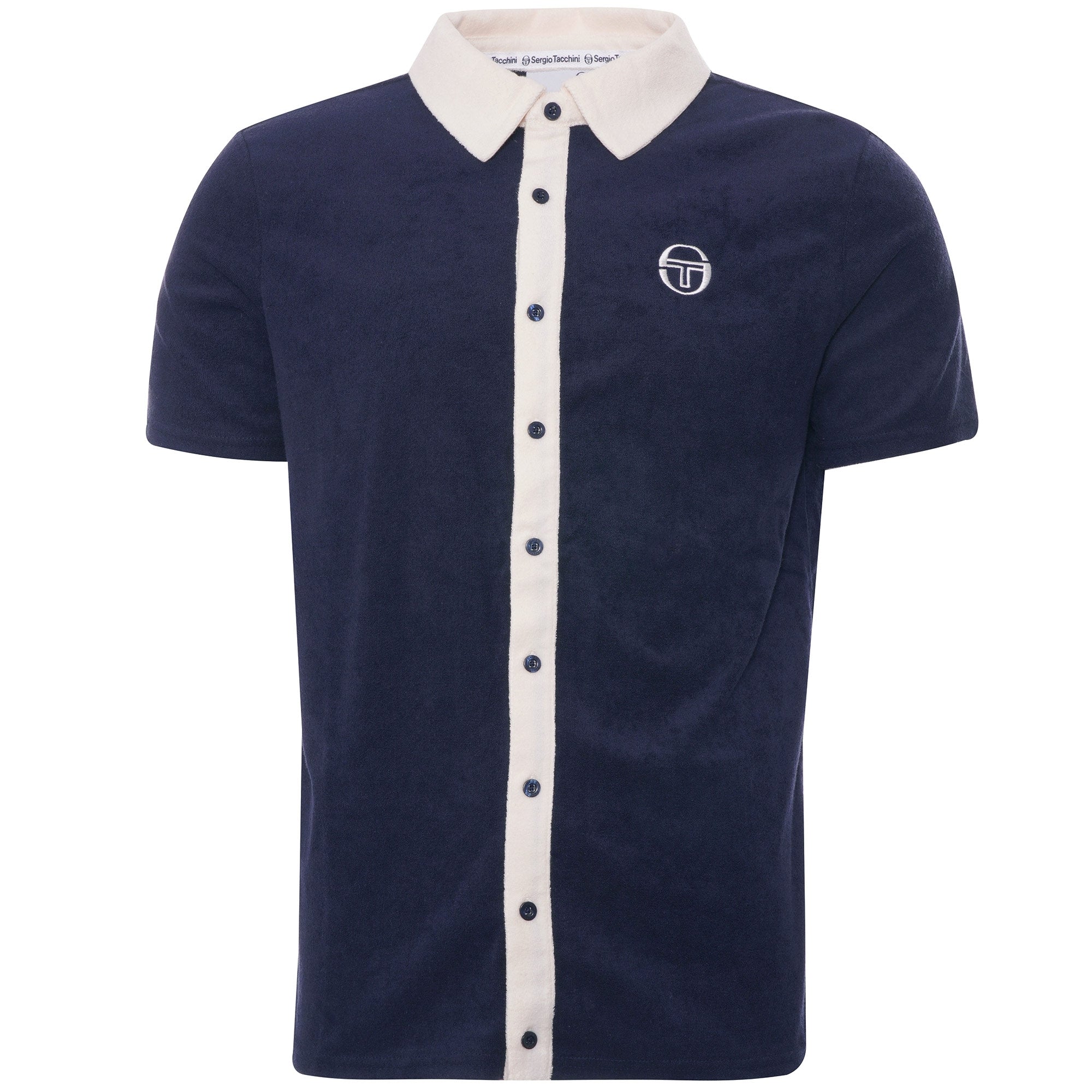 Sergio Tacchini Bianco Polo Shirt - Night Sky