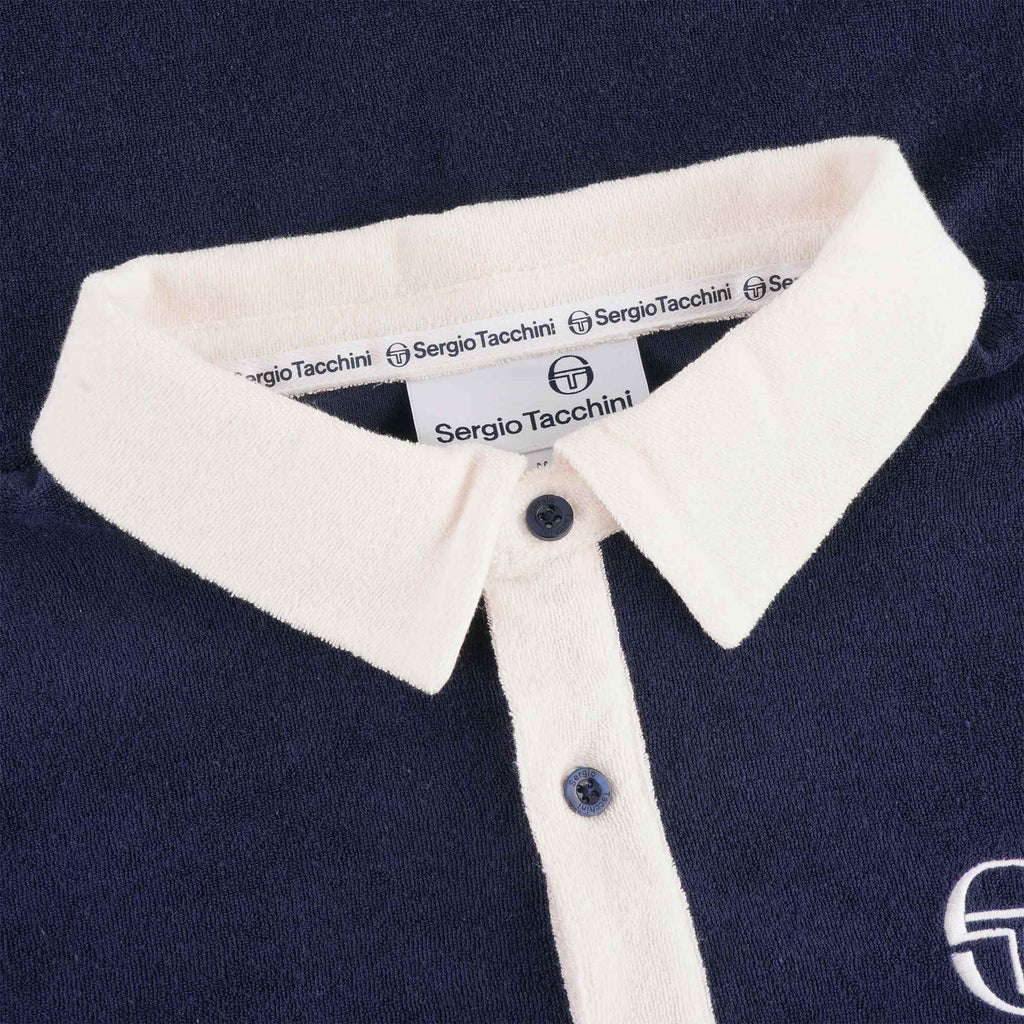 Sergio Tacchini Bianco Polo Shirt - Night Sky