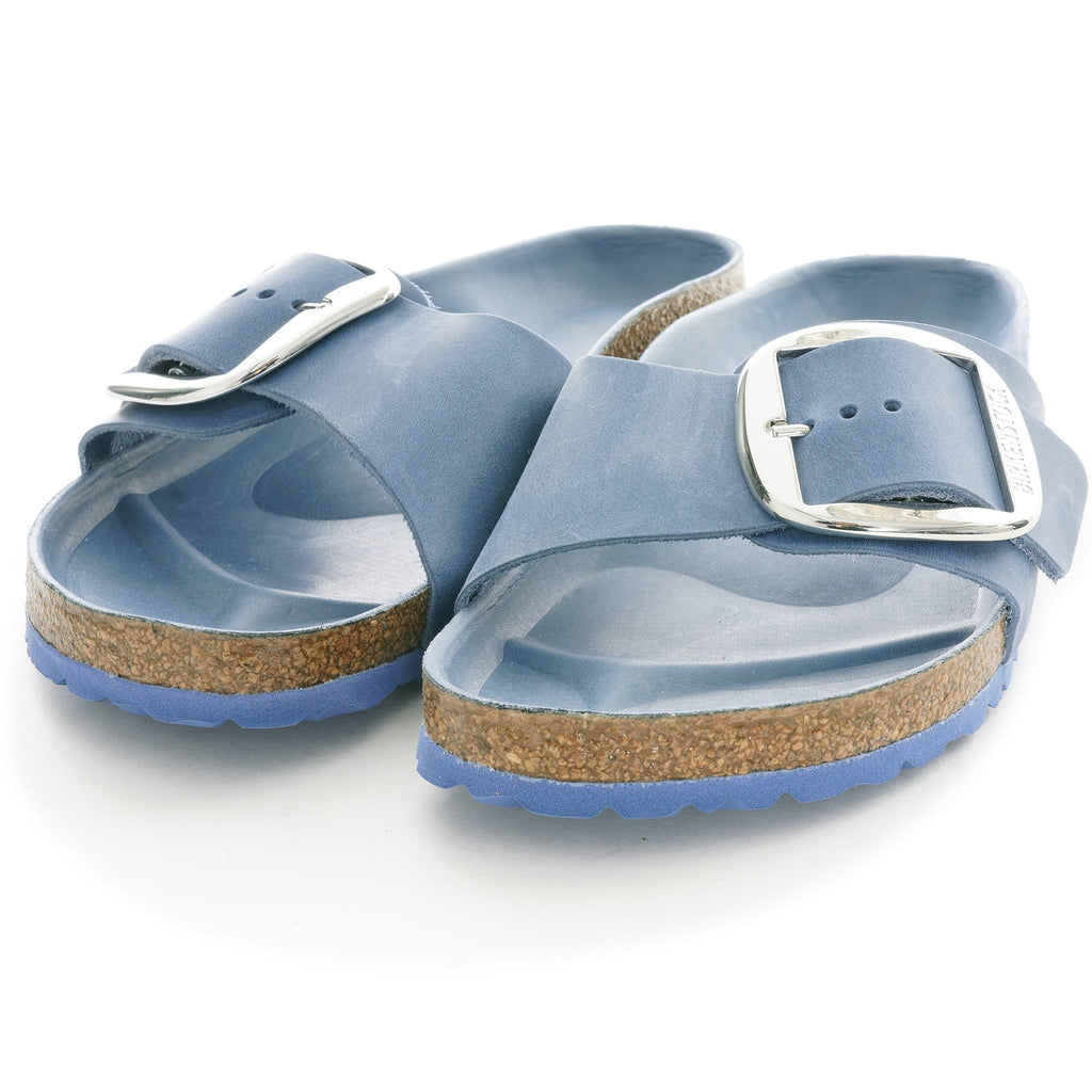 Birkenstock Womens Madrid Big Buckle - Dusty Blue