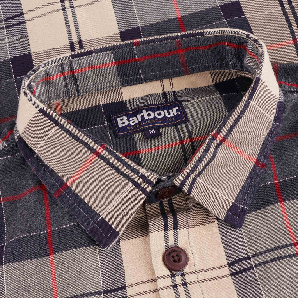 Barbour Canwell Over Shirt - Stone Tartan