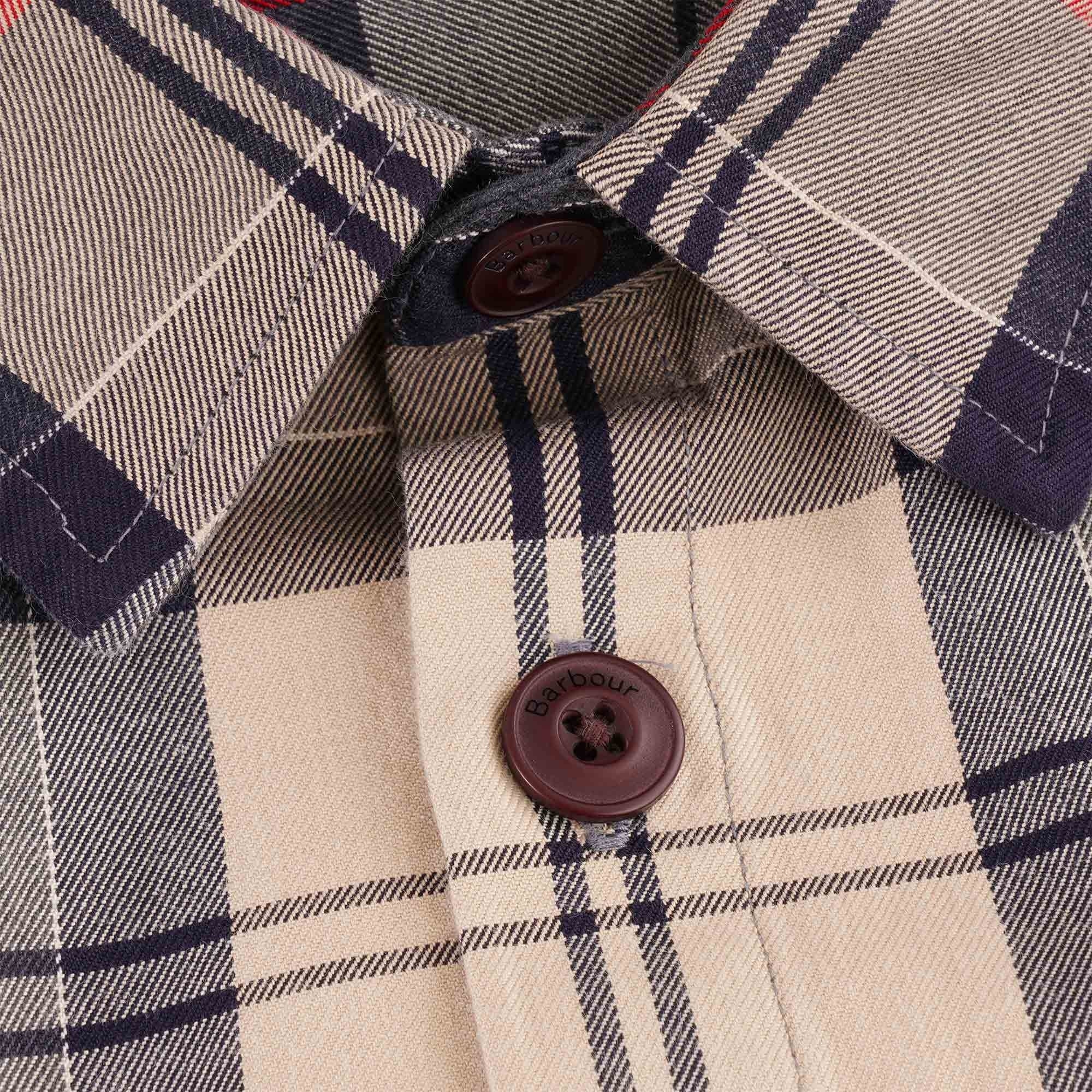 Barbour Canwell Over Shirt - Stone Tartan