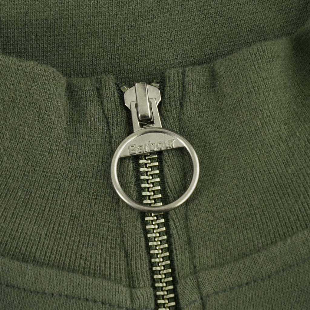 Barbour Cooklaw Zip Thru - Dark Olive
